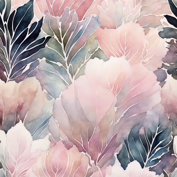 Bohemian Blush Floral Watercolor Paper Set (10 JPGs) Commercial Use — image 9