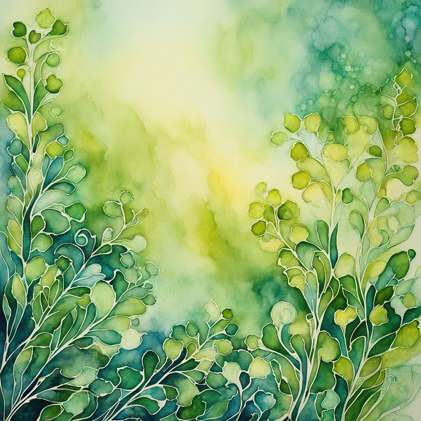 Emerald Garden Digital Paper Set: Abstract Floral Watercolor Backgrounds (10 JPGs) — image 3