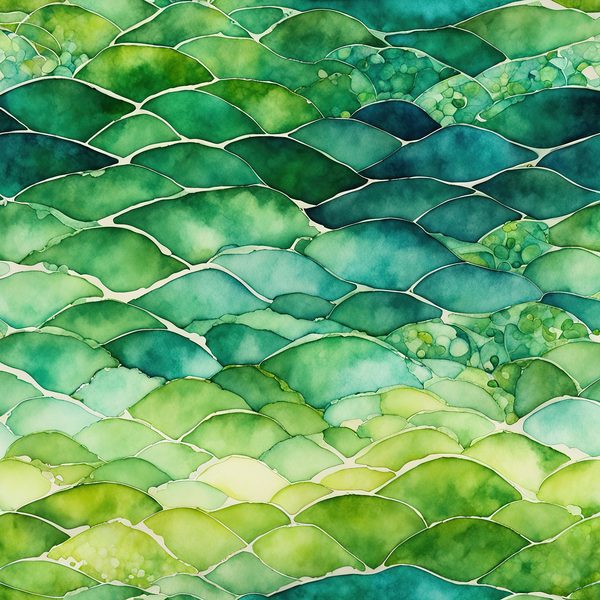 Emerald Garden Digital Paper Set: Abstract Floral Watercolor Backgrounds (10 JPGs) — image 4