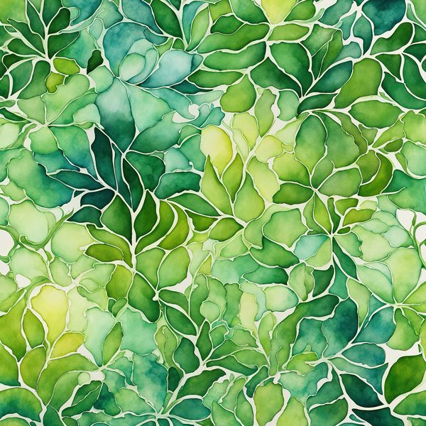 Emerald Garden Digital Paper Set: Abstract Floral Watercolor Backgrounds (10 JPGs) — image 6