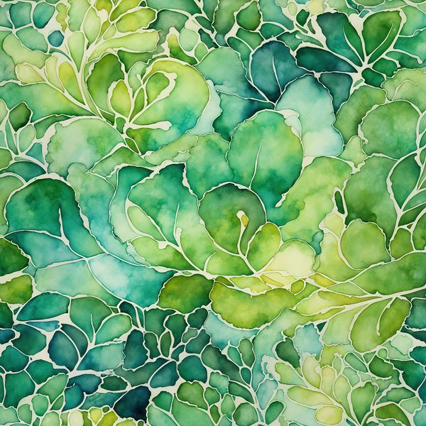 Emerald Garden Digital Paper Set: Abstract Floral Watercolor Backgrounds (10 JPGs) — image 9