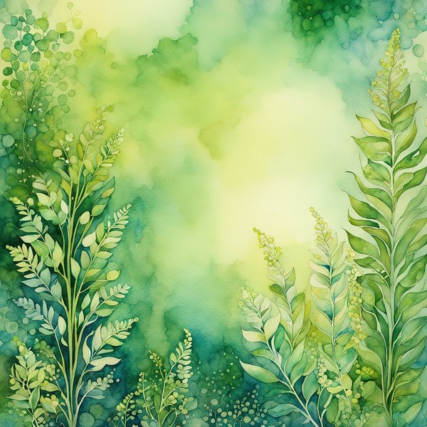Emerald Garden Digital Paper Set: Abstract Floral Watercolor Backgrounds (10 JPGs) — image 10