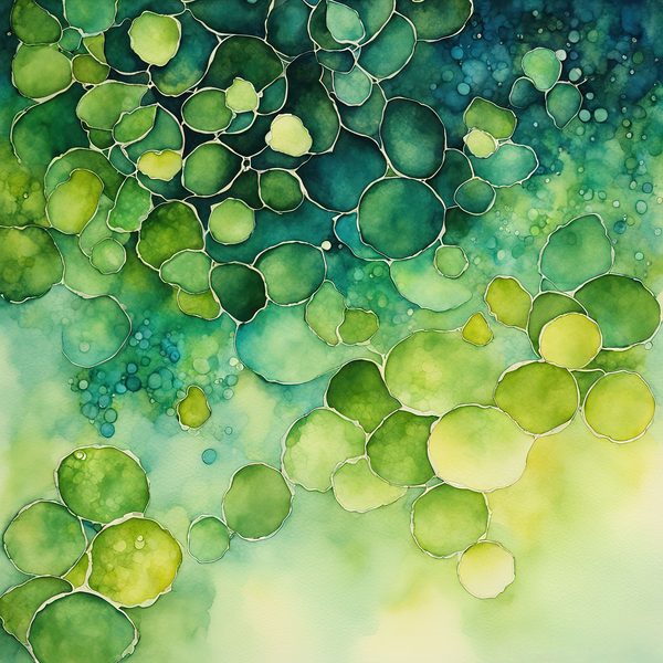 Emerald Garden Digital Paper Set: Abstract Floral Watercolor Backgrounds (10 JPGs) — image 11
