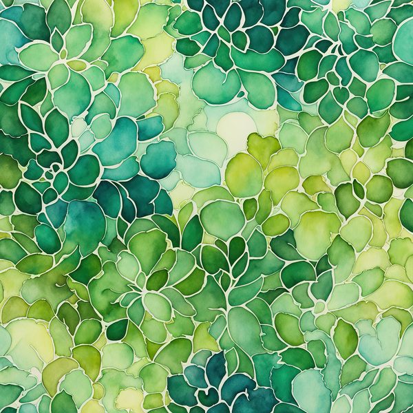 Emerald Garden Digital Paper Set: Abstract Floral Watercolor Backgrounds (10 JPGs) — image 14