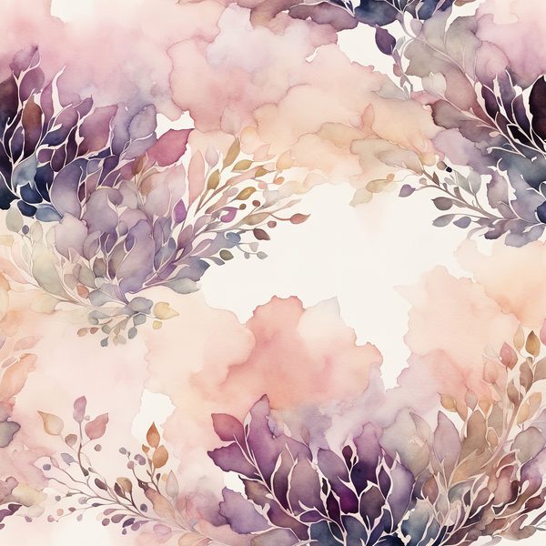Blush Floral Watercolor Paper: Creamy Beige Art Backgrounds (10 JPGs) — image 2