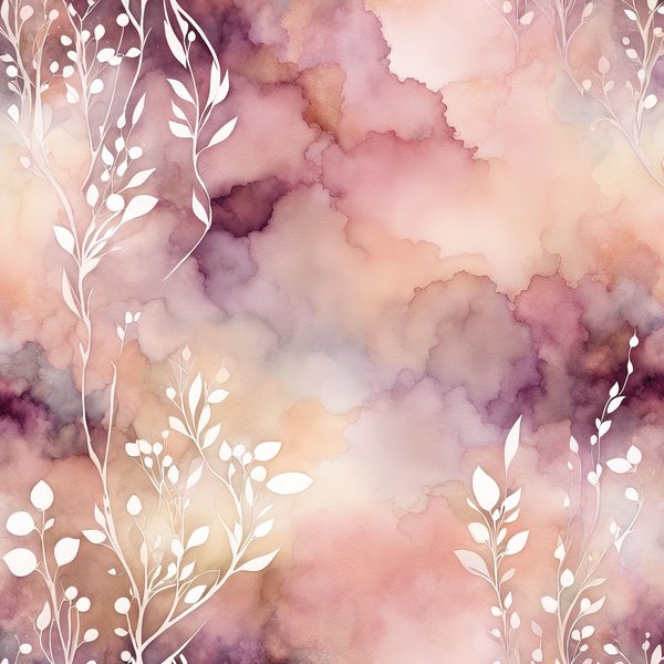 Blush Floral Watercolor Paper: Creamy Beige Art Backgrounds (10 JPGs) — image 6
