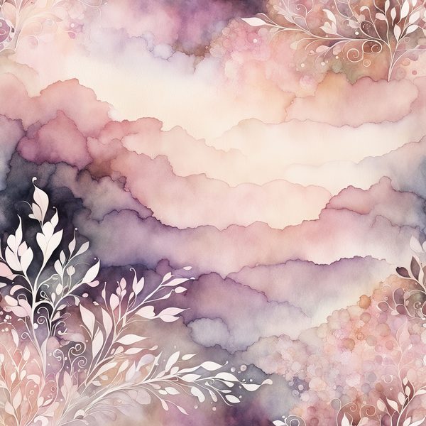Blush Floral Watercolor Paper: Creamy Beige Art Backgrounds (10 JPGs) — image 7