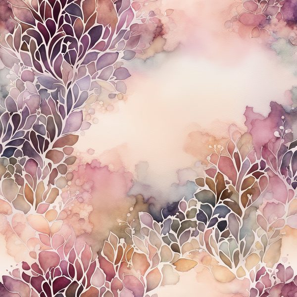 Blush Floral Watercolor Paper: Creamy Beige Art Backgrounds (10 JPGs) — image 10