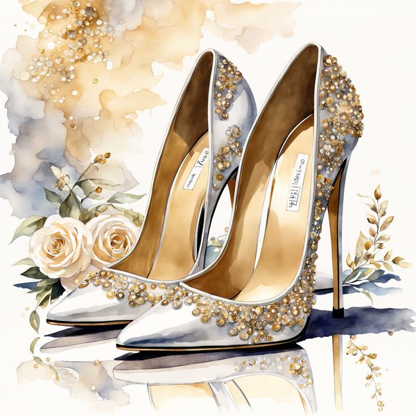 Watercolor High Heel Clipart Set: Blush Pink Graphics, Commercial Use (PNG Download) — image 2