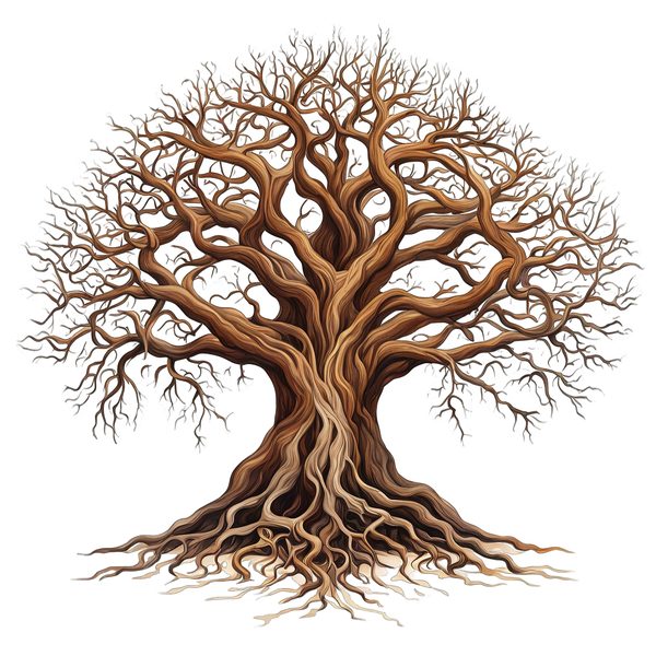 10 Yggdrasil Tree of Life PNG Clipart : Bare Trees, Deep Roots (Commercial Use) — image 1
