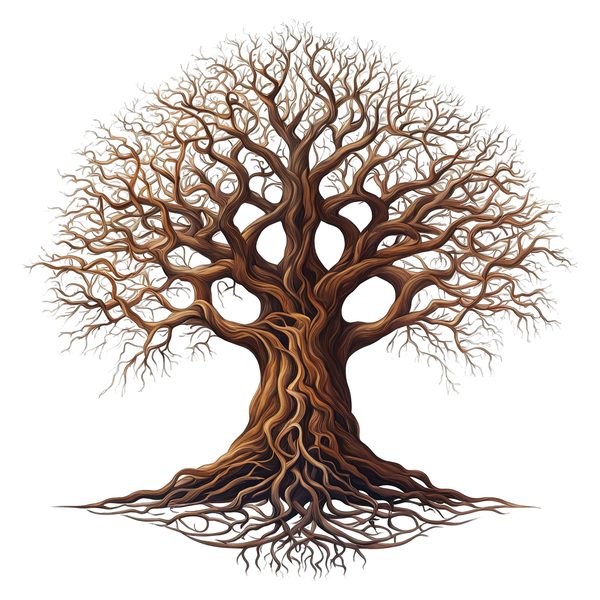 10 Yggdrasil Tree of Life PNG Clipart : Bare Trees, Deep Roots (Commercial Use) — image 3