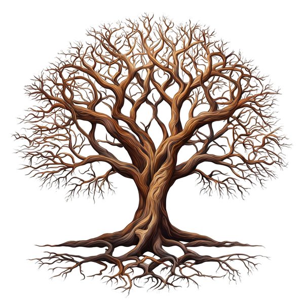 10 Yggdrasil Tree of Life PNG Clipart : Bare Trees, Deep Roots (Commercial Use) — image 6