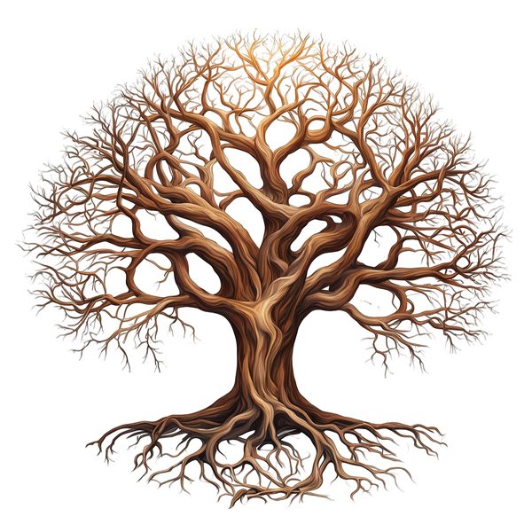 10 Yggdrasil Tree of Life PNG Clipart : Bare Trees, Deep Roots (Commercial Use) — image 7
