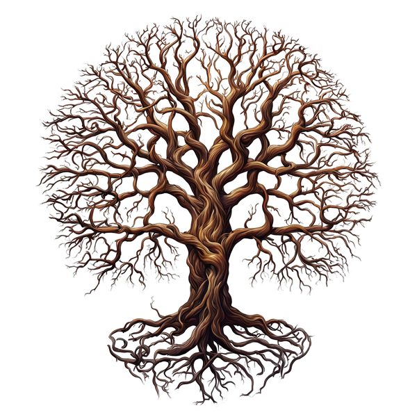 10 Yggdrasil Tree of Life PNG Clipart : Bare Trees, Deep Roots (Commercial Use) — image 8