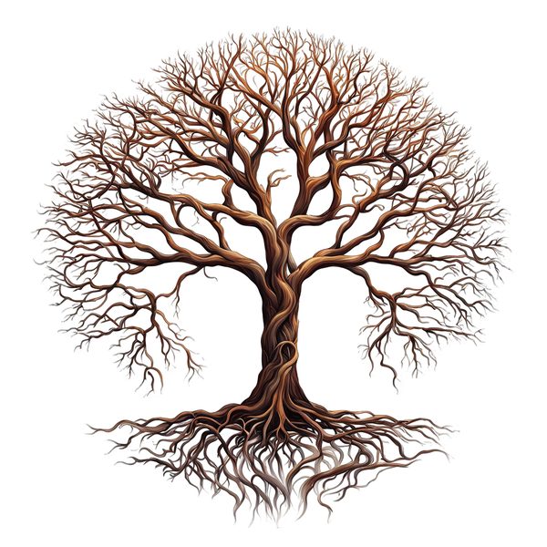 10 Yggdrasil Tree of Life PNG Clipart : Bare Trees, Deep Roots (Commercial Use) — image 9