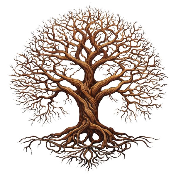 10 Yggdrasil Tree of Life PNG Clipart : Bare Trees, Deep Roots (Commercial Use) — image 10