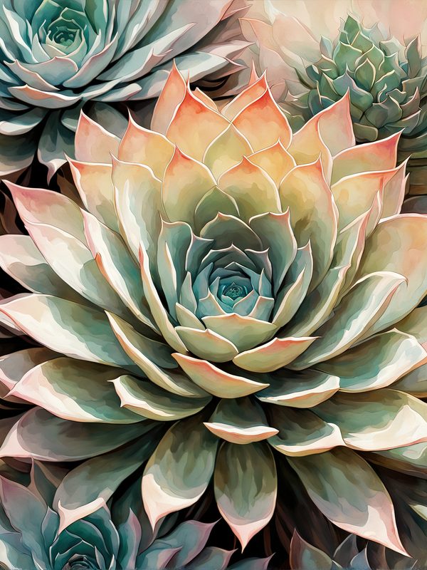 Watercolor Cactus Paper Pack: Desert Plant Prints (10 JPGs) (Digital Download) — image 9