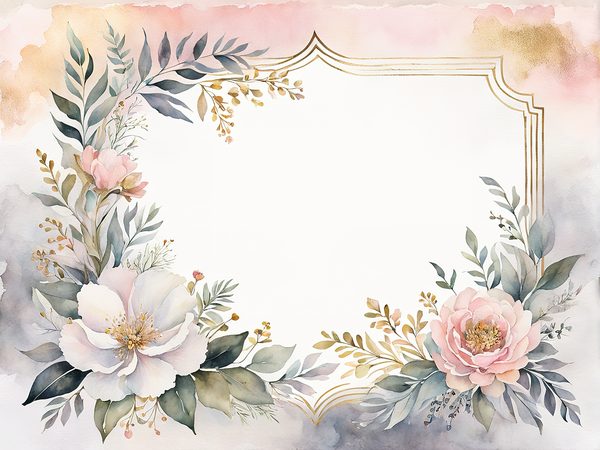Baby Pink Floral Watercolor Digital Paper Pack (10 JPGs) — image 2