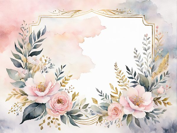 Baby Pink Floral Watercolor Digital Paper Pack (10 JPGs) — image 5