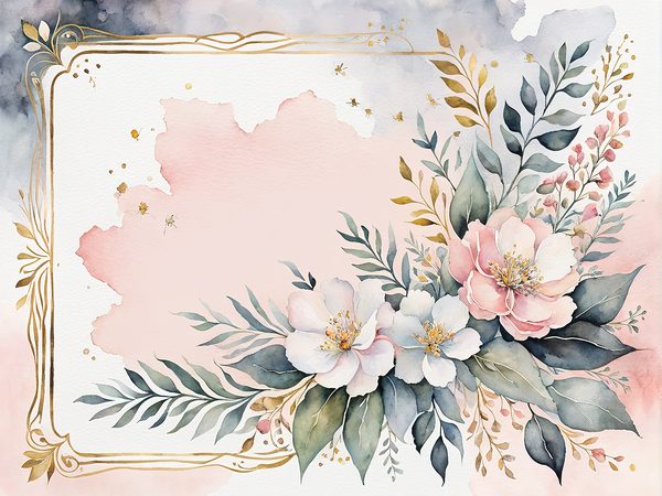 Baby Pink Floral Watercolor Digital Paper Pack (10 JPGs) — image 9