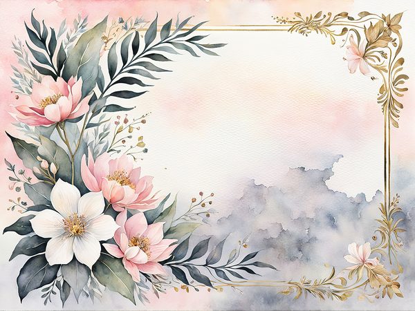 Baby Pink Floral Watercolor Digital Paper Pack (10 JPGs) — image 11