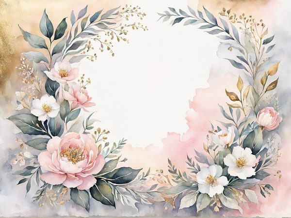 Baby Pink Floral Watercolor Digital Paper Pack (10 JPGs) — image 12