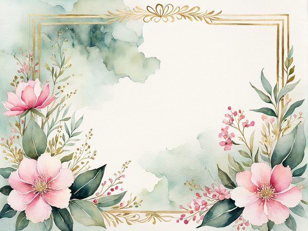 Watercolor Floral Digital Paper Pack: Sage Green & Pink (10 JPGs) — image 3
