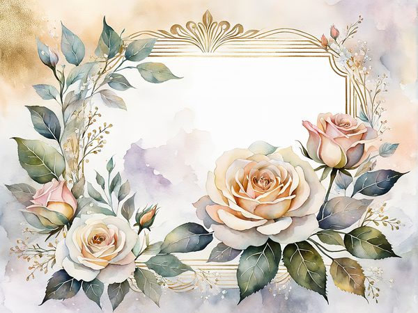 Watercolor White Roses Digital Paper Pack: Ombre Backgrounds (10 JPGs) — image 6