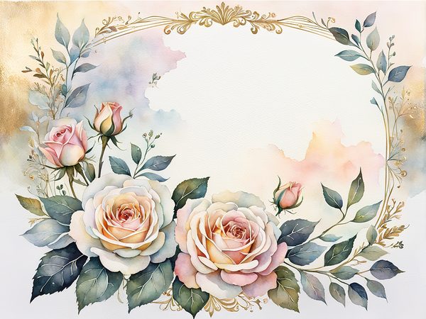 Watercolor White Roses Digital Paper Pack: Ombre Backgrounds (10 JPGs) — image 10