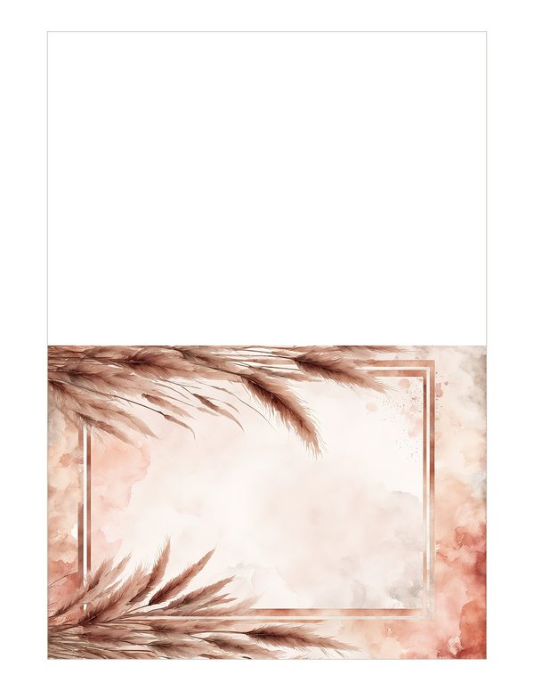 Pampas Grass Watercolor Digital Paper Kit: Printable Papers, Cards, Tags, Ephemera - Commercial Use — image 18