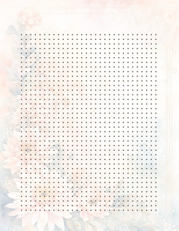 Dahlia Gold Frame Watercolor Digital Paper Kit: Printable Papers, Cards, Tags, Ephemera — image 35