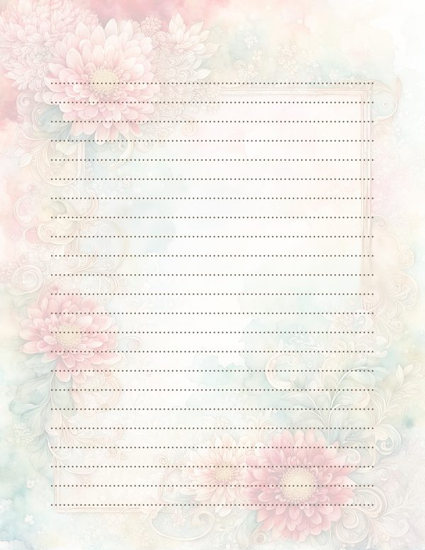 Red and Green Floral Watercolor Digital Paper Kit: Printable Papers, Cards, Tags, Ephemera — image 32