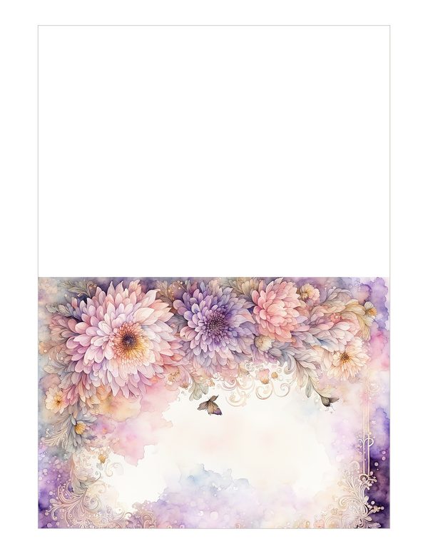 Blush Floral Frame Watercolor Digital Paper Kit: Printable Papers, Cards, Tags, Ephemera — image 17