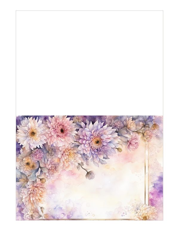 Blush Floral Frame Watercolor Digital Paper Kit: Printable Papers, Cards, Tags, Ephemera — image 18