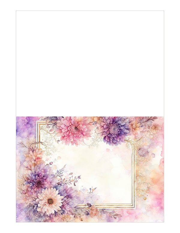 Blush Floral Frame Watercolor Digital Paper Kit: Printable Papers, Cards, Tags, Ephemera — image 19