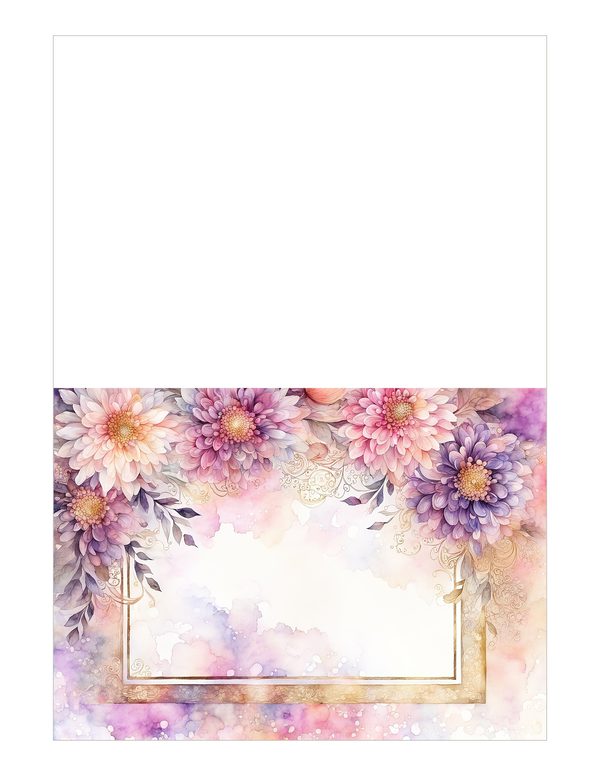 Blush Floral Frame Watercolor Digital Paper Kit: Printable Papers, Cards, Tags, Ephemera — image 20
