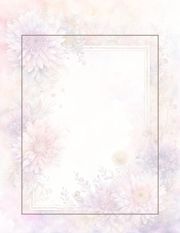 Blush Floral Frame Watercolor Digital Paper Kit: Printable Papers, Cards, Tags, Ephemera — image 34