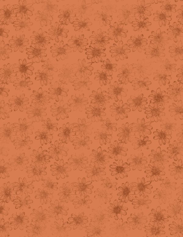 Peach Dahlia Border Watercolor Digital Paper Kit: Printable Papers, Cards, Tags, Ephemera — image 24