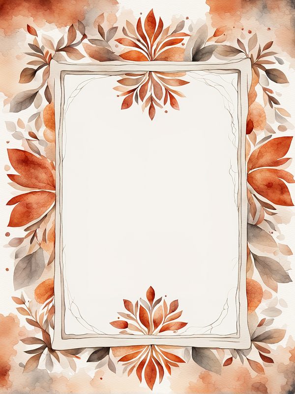 Warm Earth Floral Watercolor Digital Paper Kit: Printable Papers, Cards, Tags, Ephemera — image 7