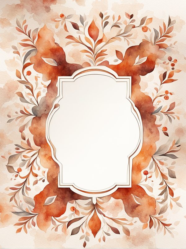 Warm Earth Floral Watercolor Digital Paper Kit: Printable Papers, Cards, Tags, Ephemera — image 10
