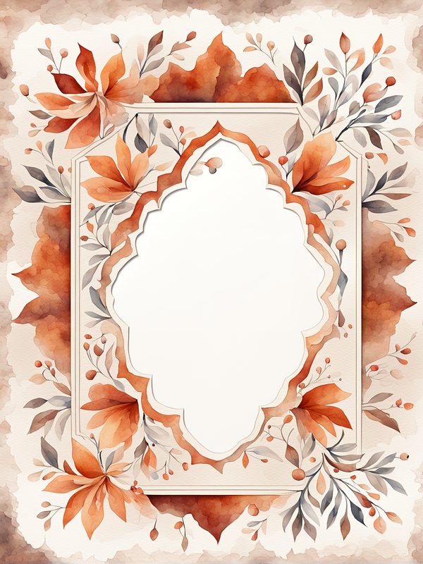 Warm Earth Floral Watercolor Digital Paper Kit: Printable Papers, Cards, Tags, Ephemera — image 11