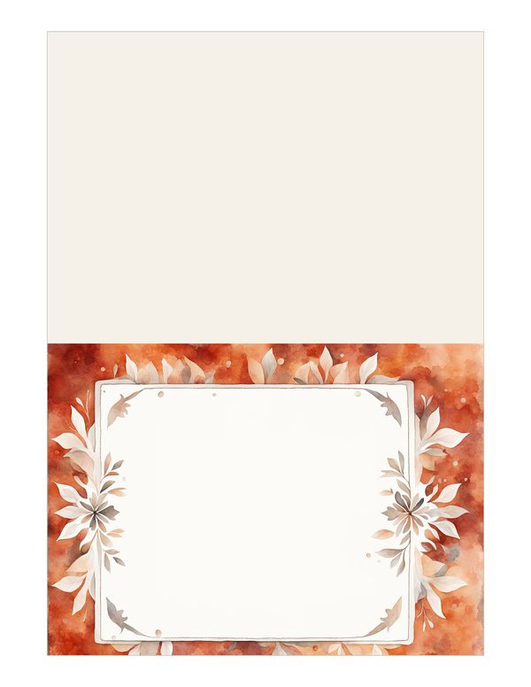 Warm Earth Floral Watercolor Digital Paper Kit: Printable Papers, Cards, Tags, Ephemera — image 15
