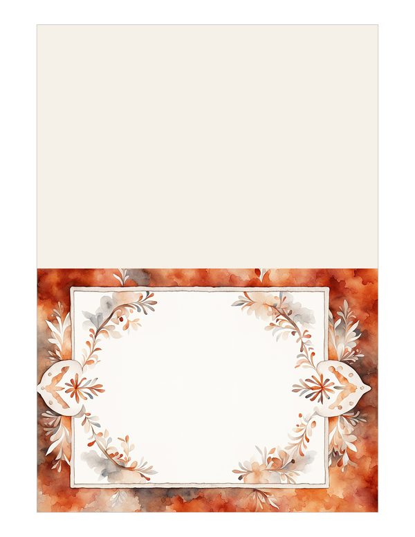 Warm Earth Floral Watercolor Digital Paper Kit: Printable Papers, Cards, Tags, Ephemera — image 16