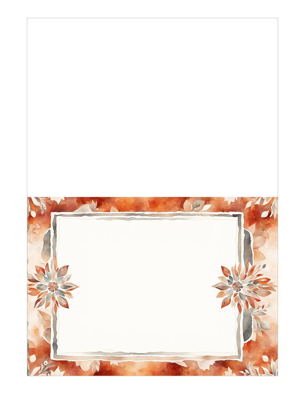 Warm Earth Floral Watercolor Digital Paper Kit: Printable Papers, Cards, Tags, Ephemera — image 18
