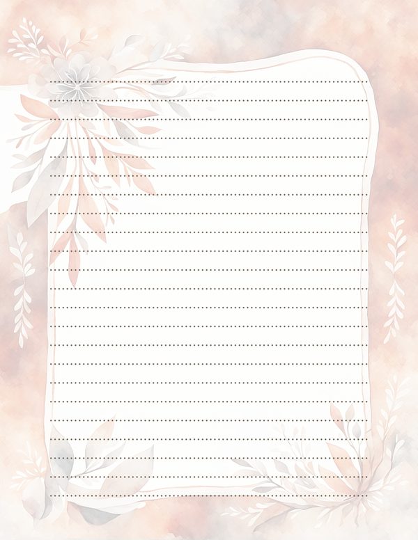 Warm Earth Floral Watercolor Digital Paper Kit: Printable Papers, Cards, Tags, Ephemera — image 34
