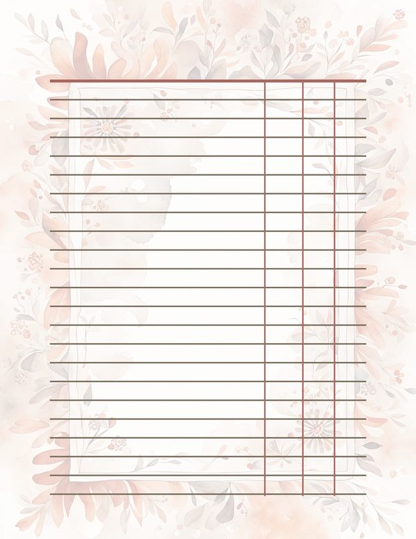 Warm Earth Floral Watercolor Digital Paper Kit: Printable Papers, Cards, Tags, Ephemera — image 37