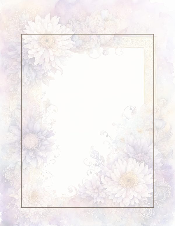 Lilac Purple Frame Watercolor Digital Paper Kit: Printable Papers, Cards, Tags, Ephemera — image 34