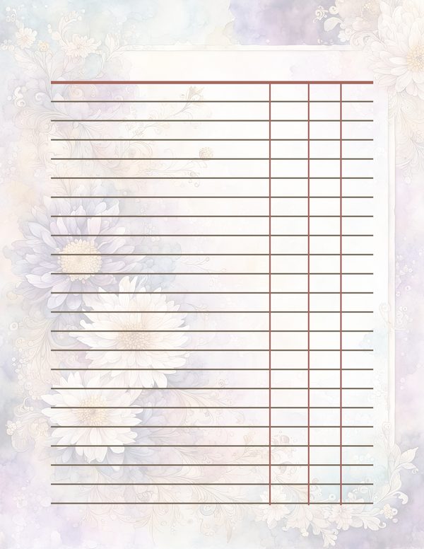 Lilac Purple Frame Watercolor Digital Paper Kit: Printable Papers, Cards, Tags, Ephemera — image 36