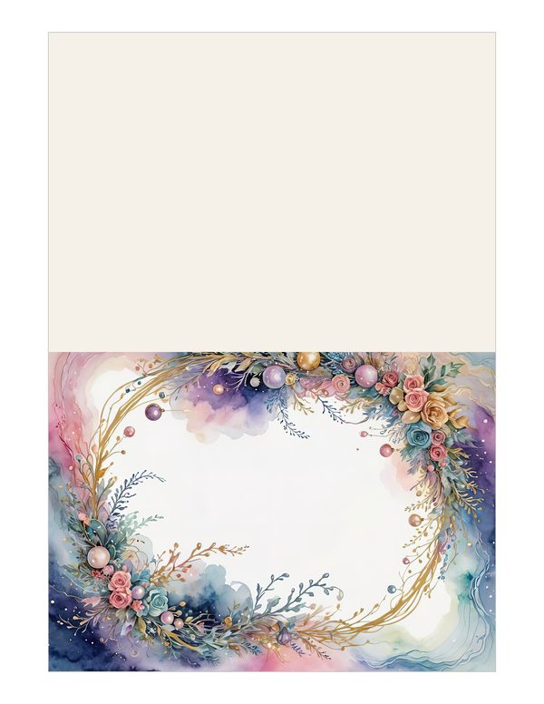 Christmas Pinecones Watercolor Digital Paper Kit: Printable Papers, Cards, Tags, Ephemera — image 13