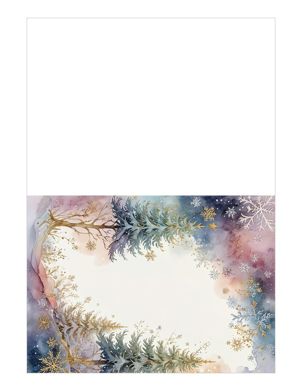Christmas Pinecones Watercolor Digital Paper Kit: Printable Papers, Cards, Tags, Ephemera — image 19